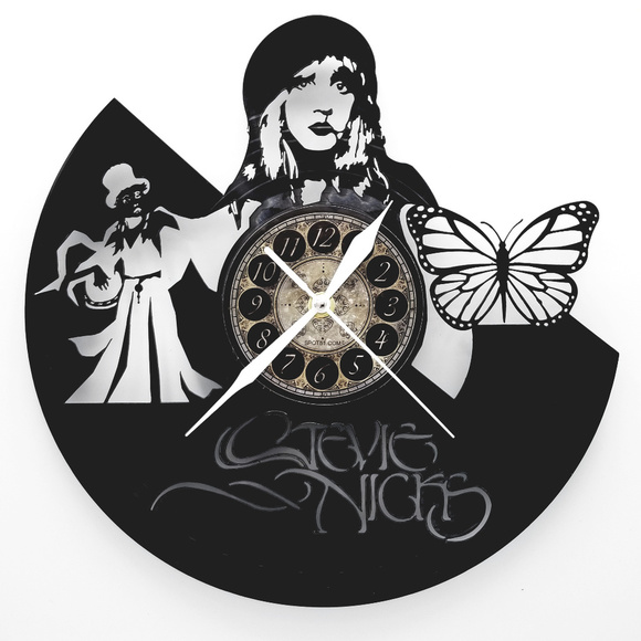 Handmade Other - STEVIE NICKS Fleetwood Mac vinyl record clock